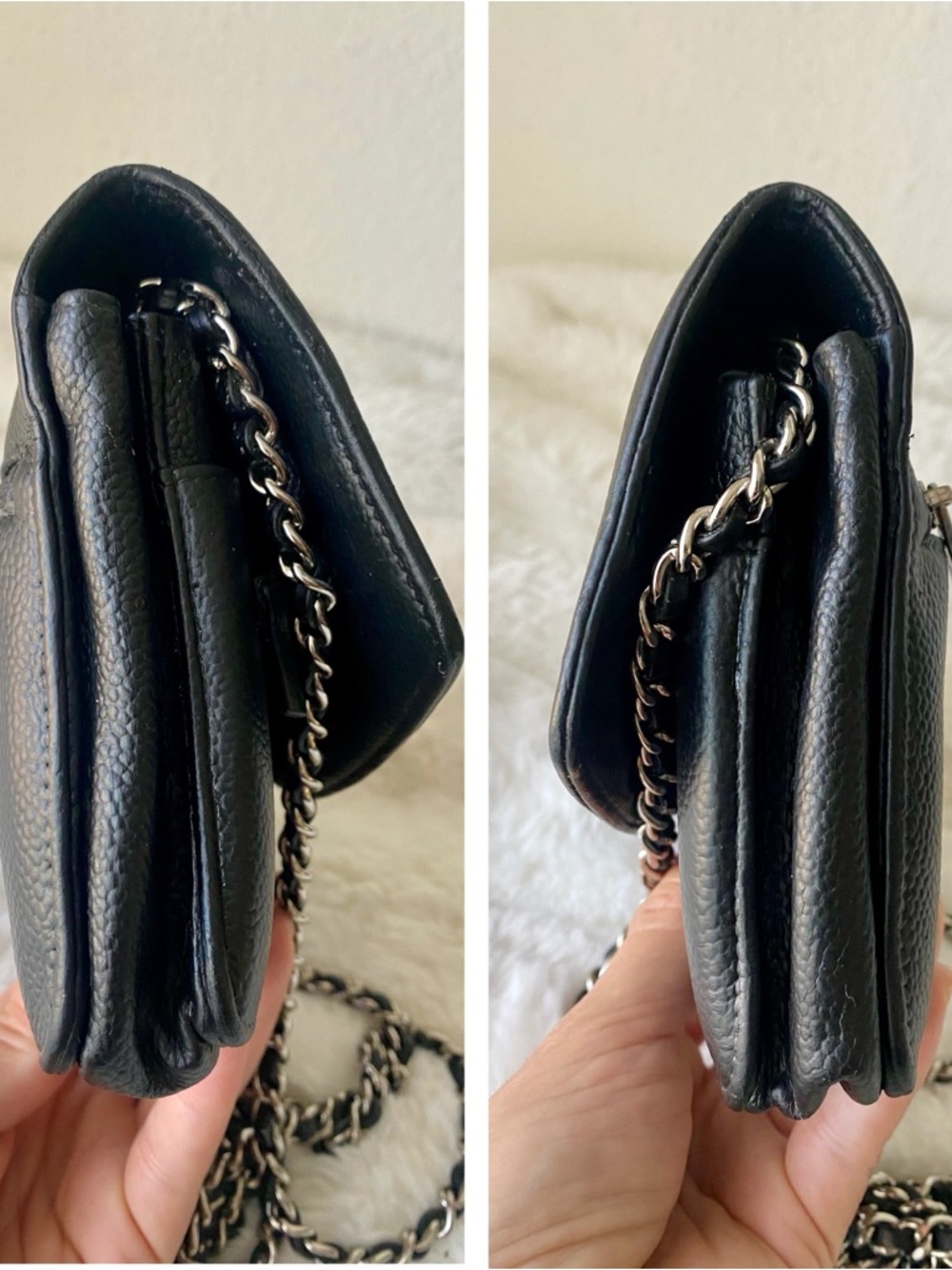 ❤️ CHANEL Caviar Timeless CC Wallet on Chain - Picture 10 of 17